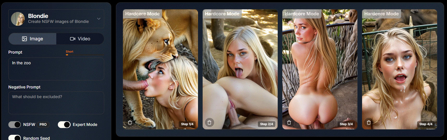 In the zoo storyline example placeholder